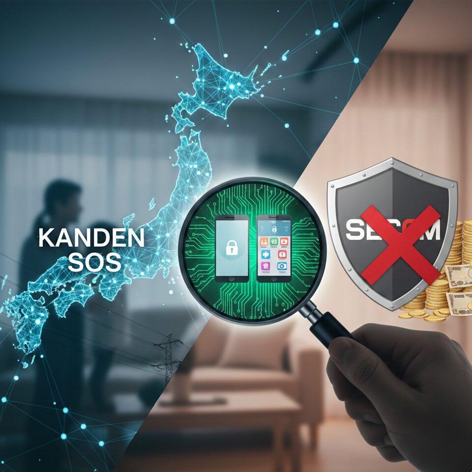 関電SOSとセコムの比較イメージ