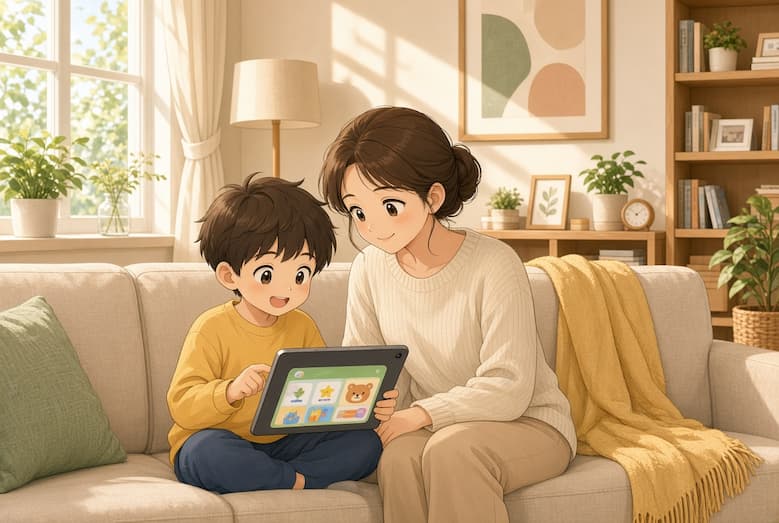 学びにアクセスしやすい家庭環境の例
